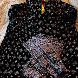 Mossimo Black and white shirt.